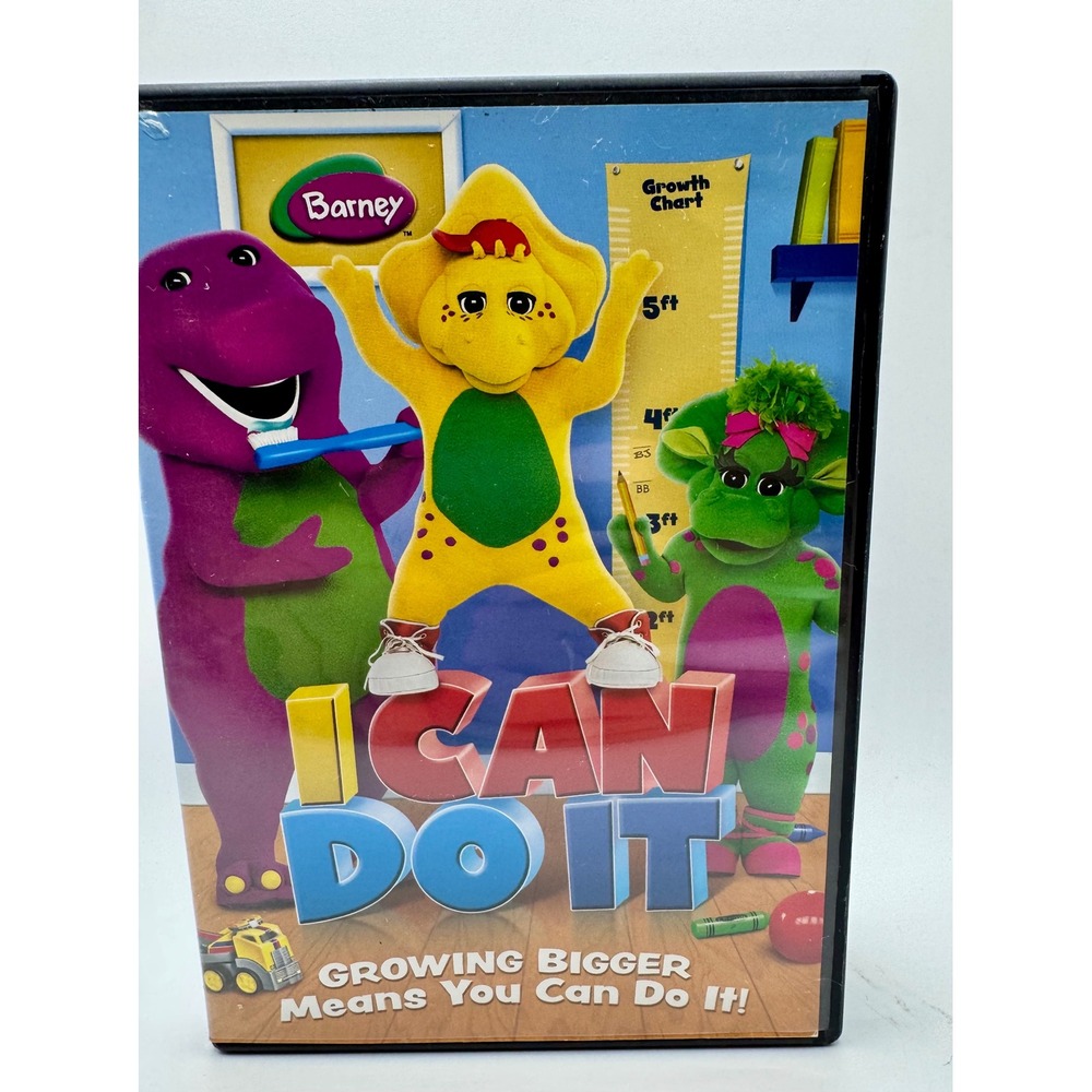 Barney DVD I Can Do It Kids‎ Multicolor Educational Family 2011 Original Cartoon